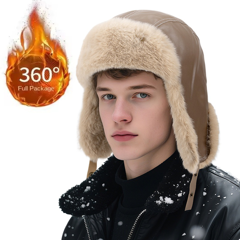 Trapper Hat Ear Flap - Topi Ushanka Rusia Tebal Hangat Musim