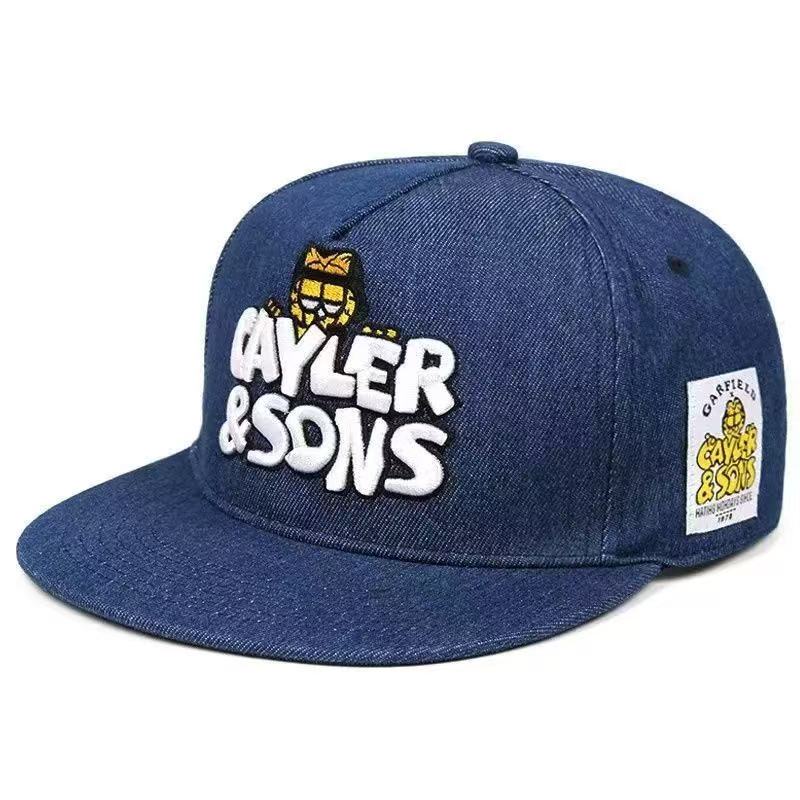 Snapback Hat Flat - Topi Bordir Anime Baru CAYLER, Topi