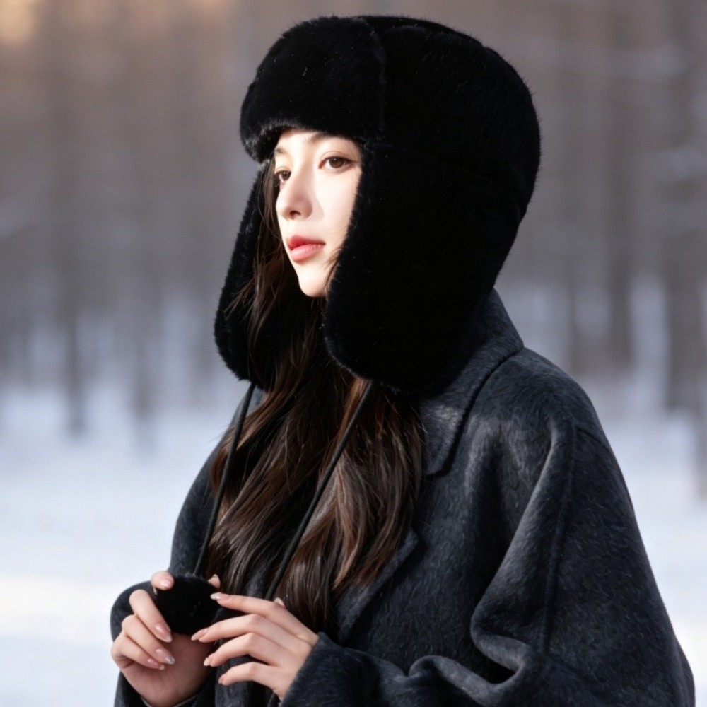 Topi Ushanka Berbahan Polieste - Trapper Hat Ear Flap ulasan dan harga