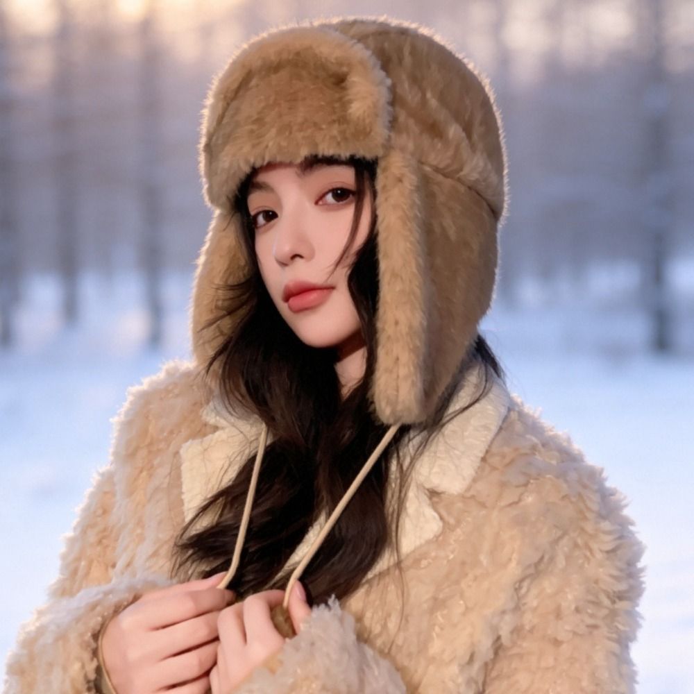 Topi Ushanka Berbahan Polieste - Trapper Hat Ear Flap ulasan dan harga
