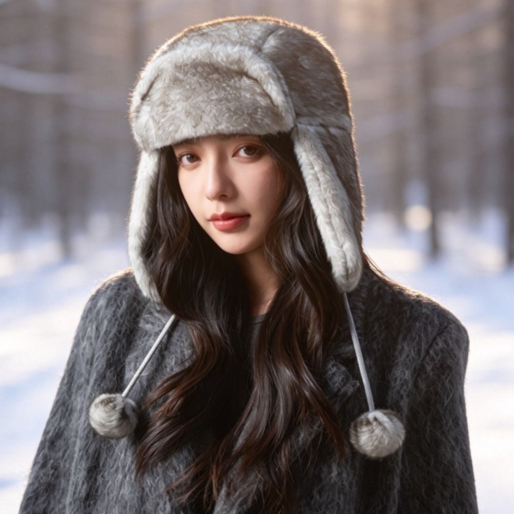Topi Ushanka Berbahan Polieste - Trapper Hat Ear Flap ulasan dan harga