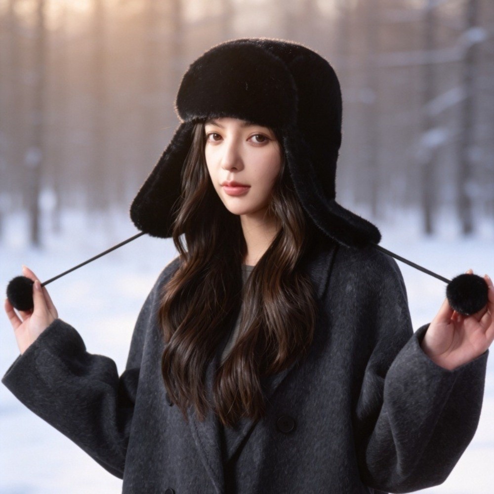 Topi Ushanka Berbahan Polieste - Trapper Hat Ear Flap ulasan dan harga