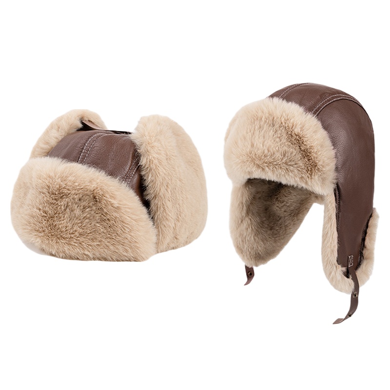 Topi Ushanka Rusia Tebal Hanga - Trapper Hat Ear Flap ulasan dan harga