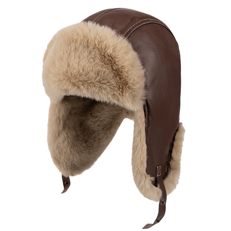 Topi Ushanka Rusia Tebal Hanga - Trapper Hat Ear Flap ulasan dan harga