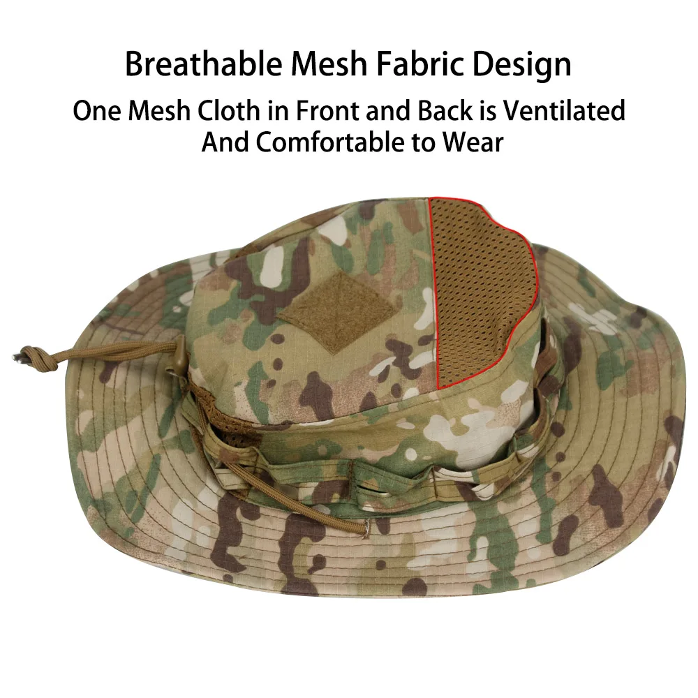 Topi Boonie Camo Taktis UPF 50 - Boonie Hat Tactical ulasan dan harga