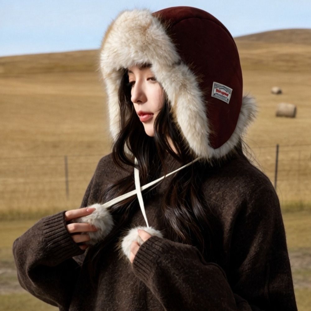 Topi Trapper Berlapis Bulu Pol - Trapper Hat Ear Flap ulasan dan harga